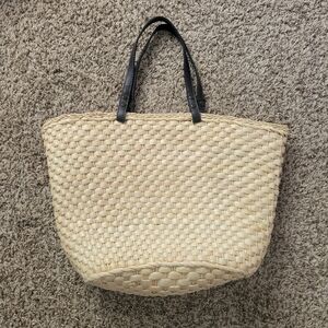 Gap Straw Tote Bag Purse Summer Spring